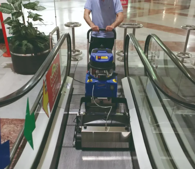 Limpiadora de escaleras mecánicas Duplex Escalator
