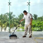 Fregadora de suelos profesional Duplex Steam
