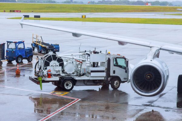 camion limpieza de aviones