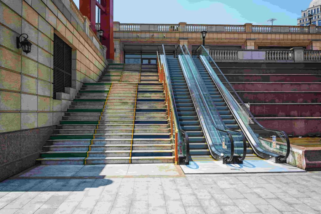 escaleras mecánicas urbanas
